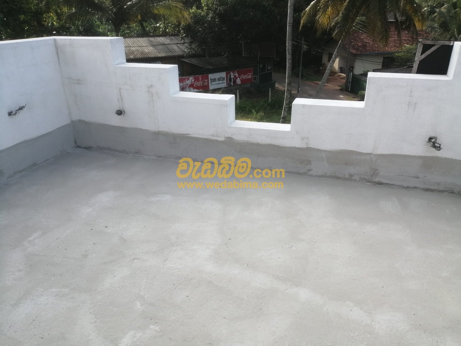 Roof Terrace Waterproofing Work Homagama