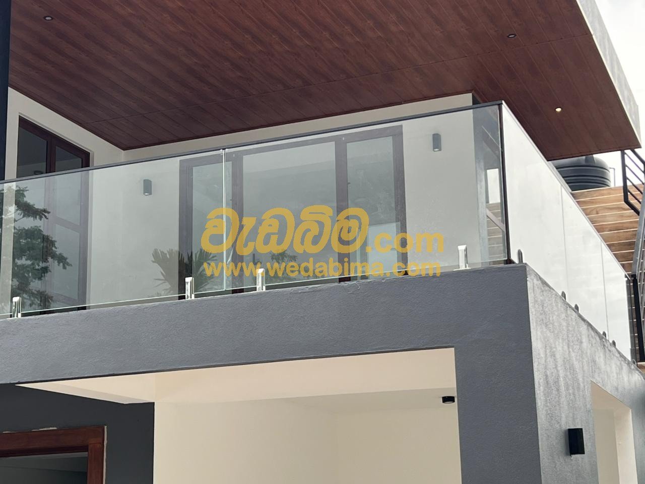 Glass Railing Work Negombo
