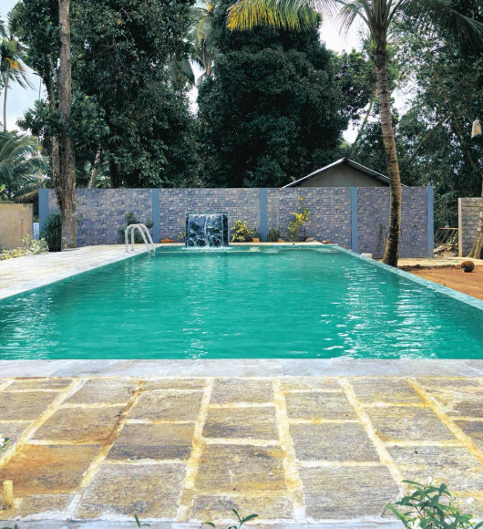 Outdoor Swimming Pool construction in kotte