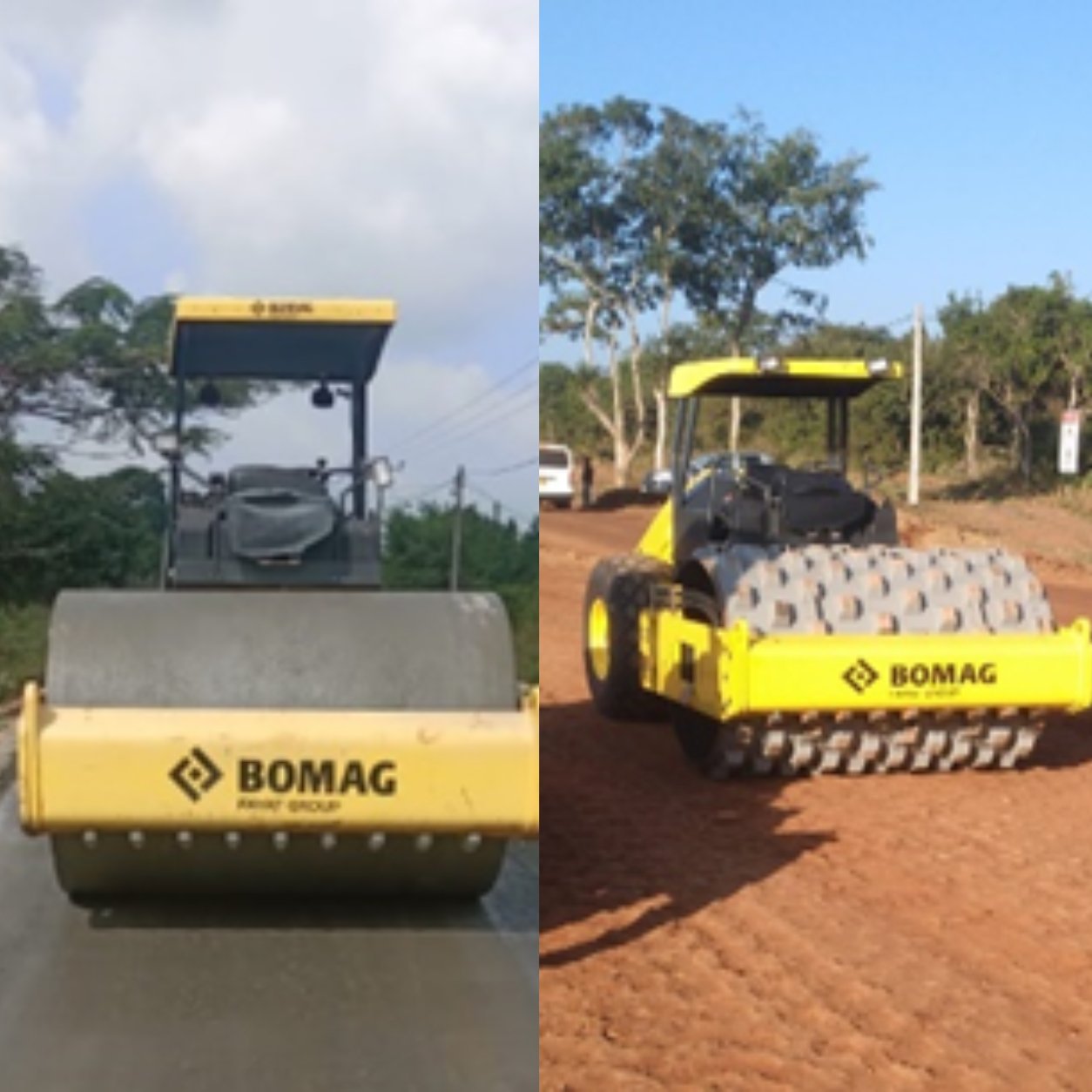 10 Ton Vibrating Roller for hire colombo