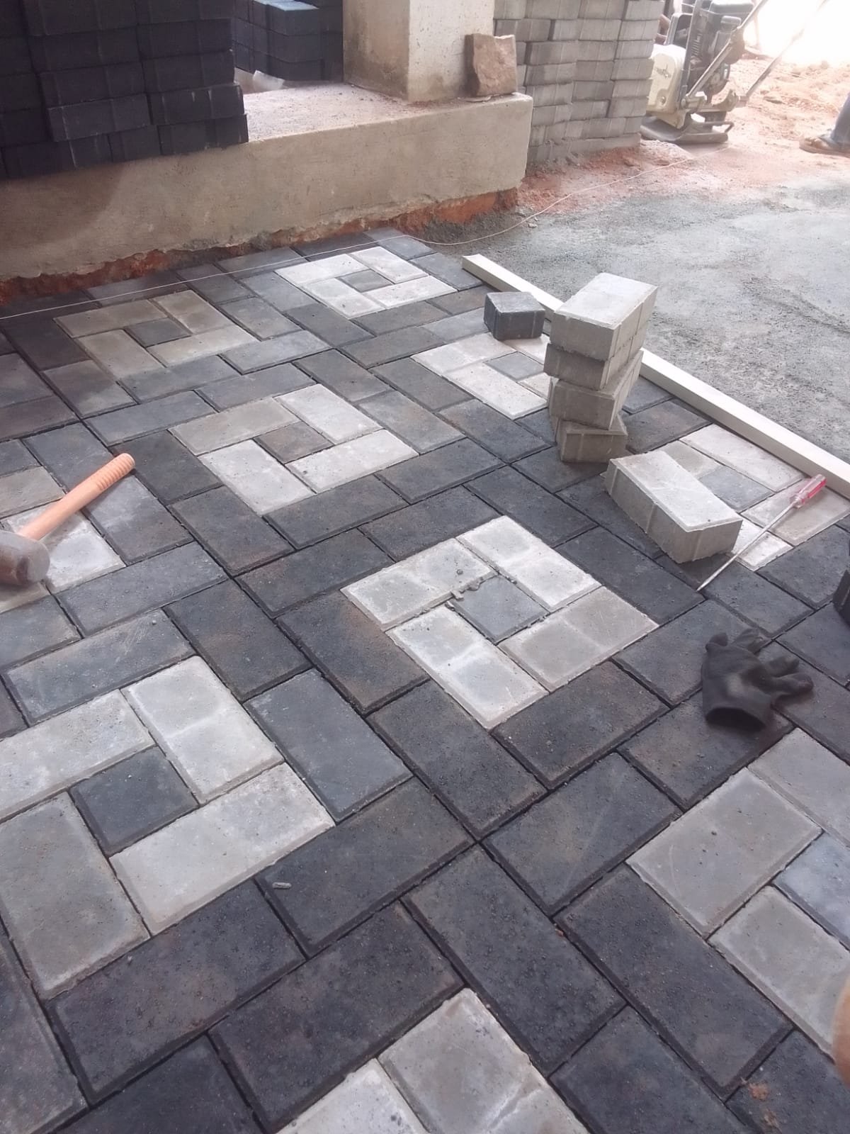 Paving block installation Rajagiriya