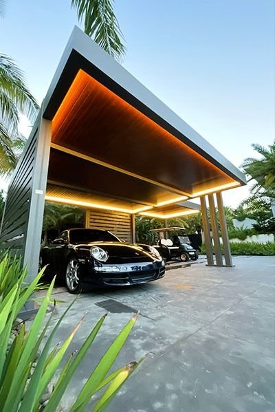 Modern car porch builders price in colombo