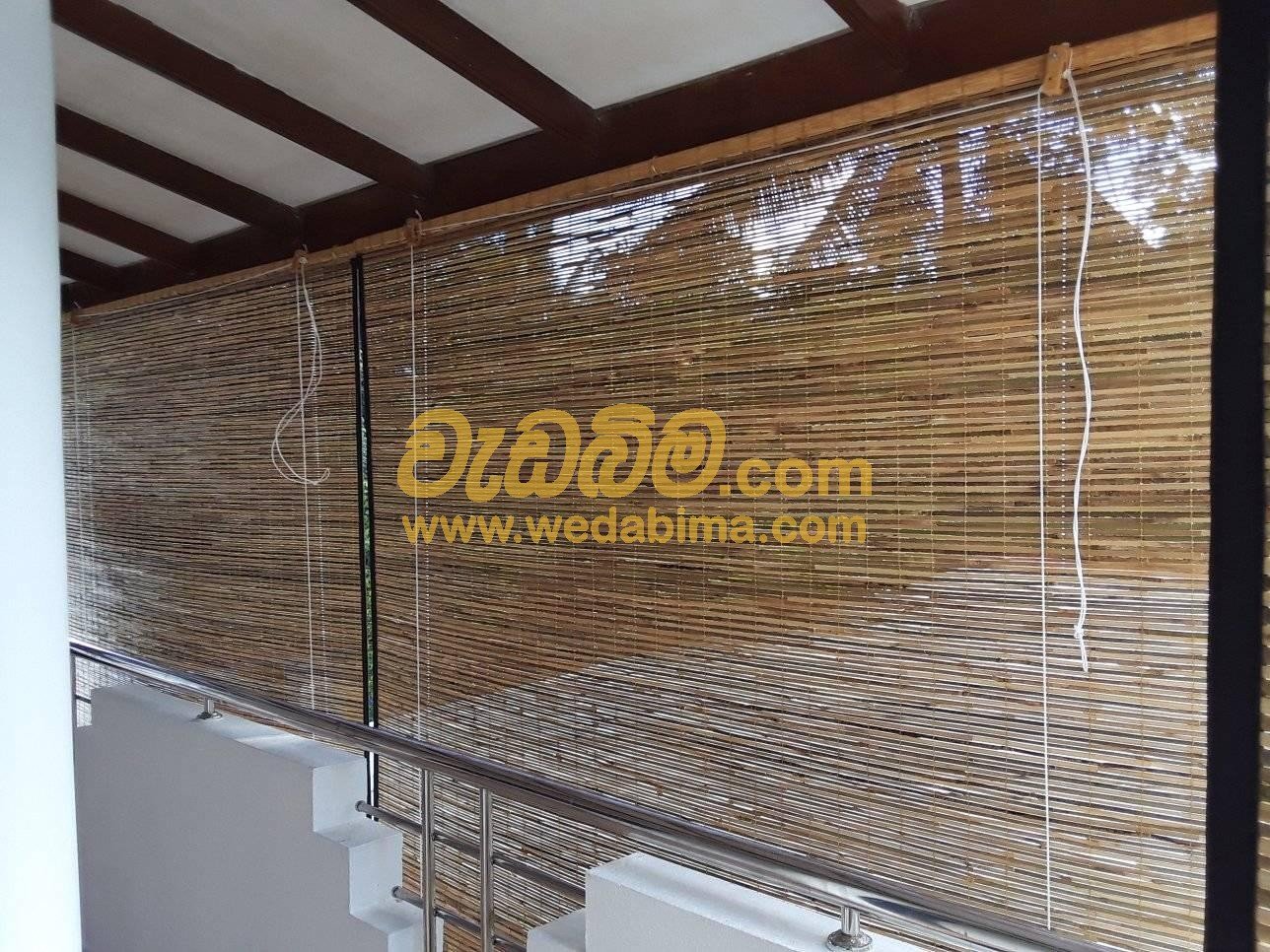 Custom curtain and window blinds installation contractors gampaha