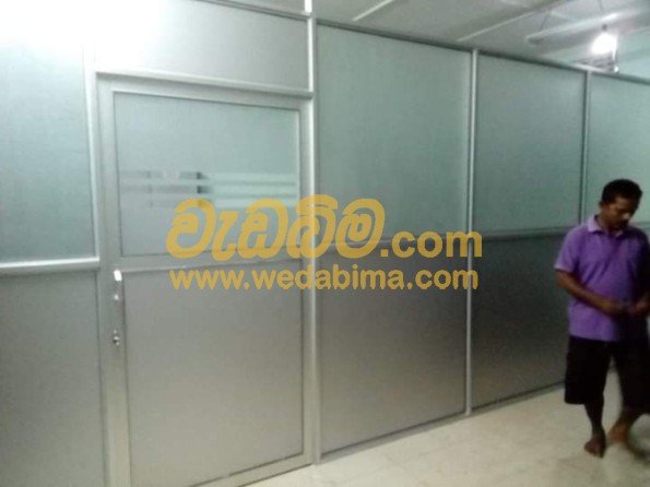 Aluminium Partition Work in Nugegoda