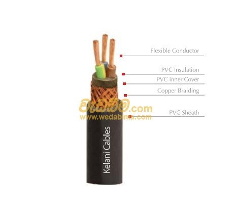 2 x 0.5mm 2C Kelani Screened Cable